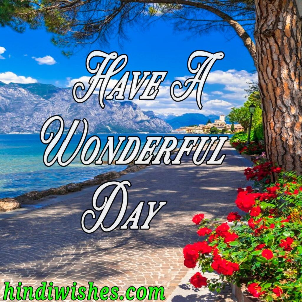 Have a wonderful Day