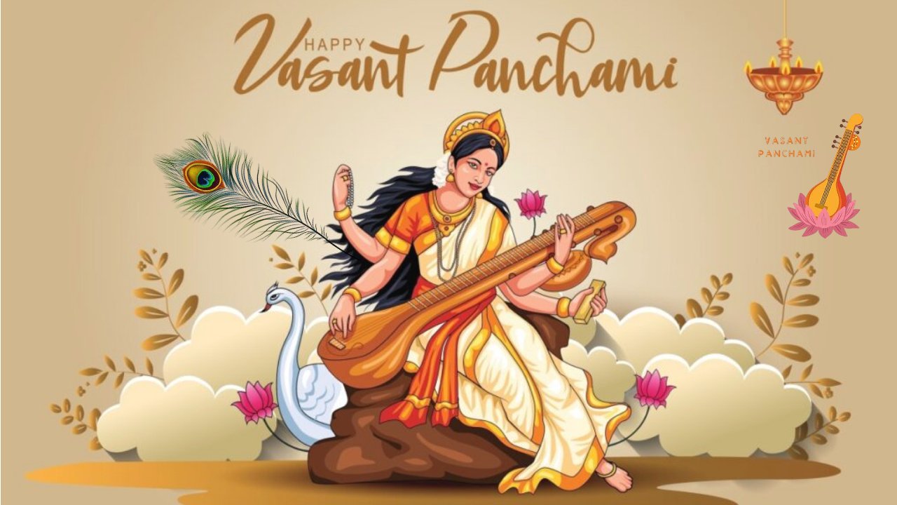 Basant Panchami Images and Drawings