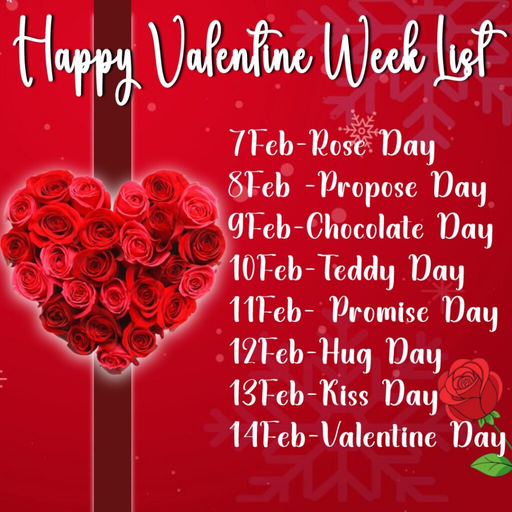 Valentine Week days | Anti Valentine Week Days 2025 -02