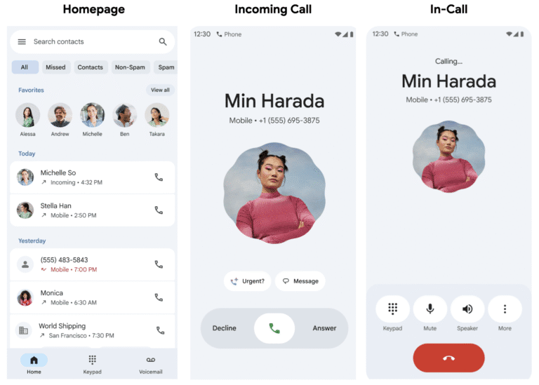 Google Phone App का कॉल स्क्रीन बदला—नया UI देखें!