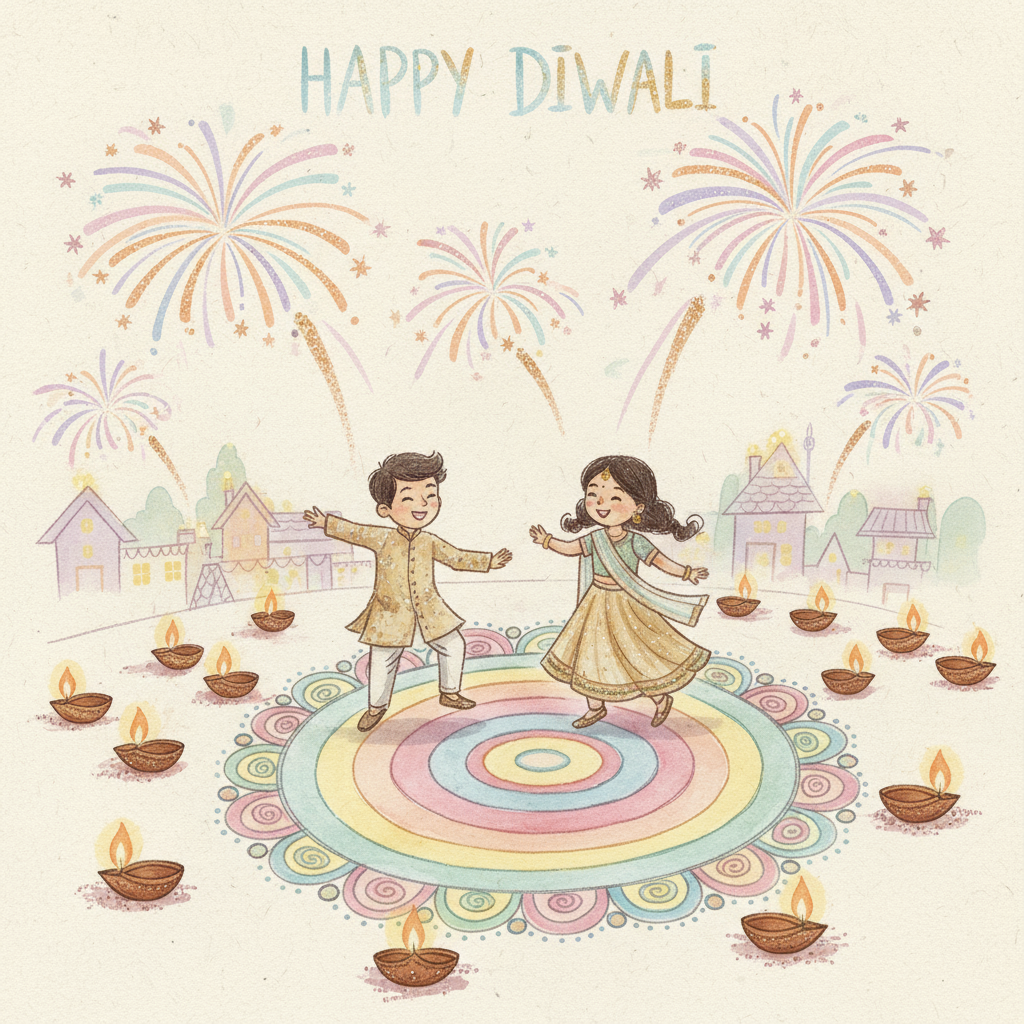 Diwali Drawing Project for School Kids 2025 | Easy Diwali Drawing in HD 4 Happy diwali drawing