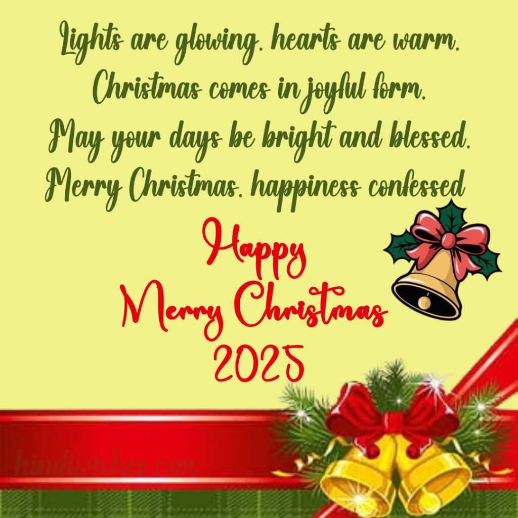 Merry Christmas Wishes English