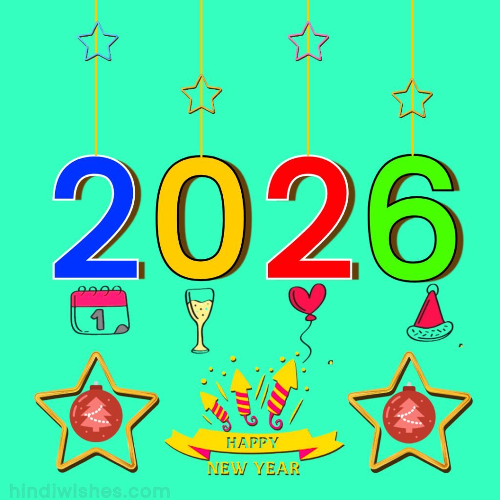 Happy New Year 2026 in English