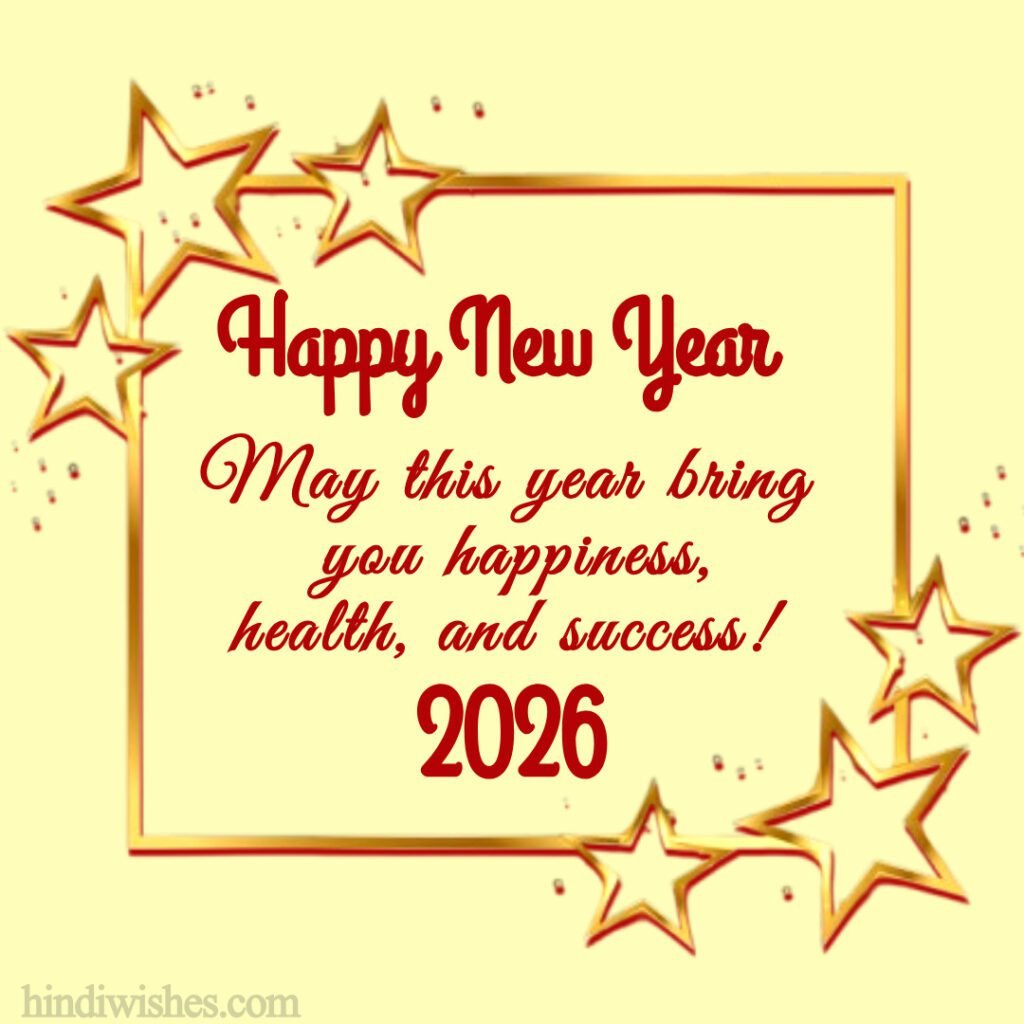 Happy New Year 2026 Inspirational Image
