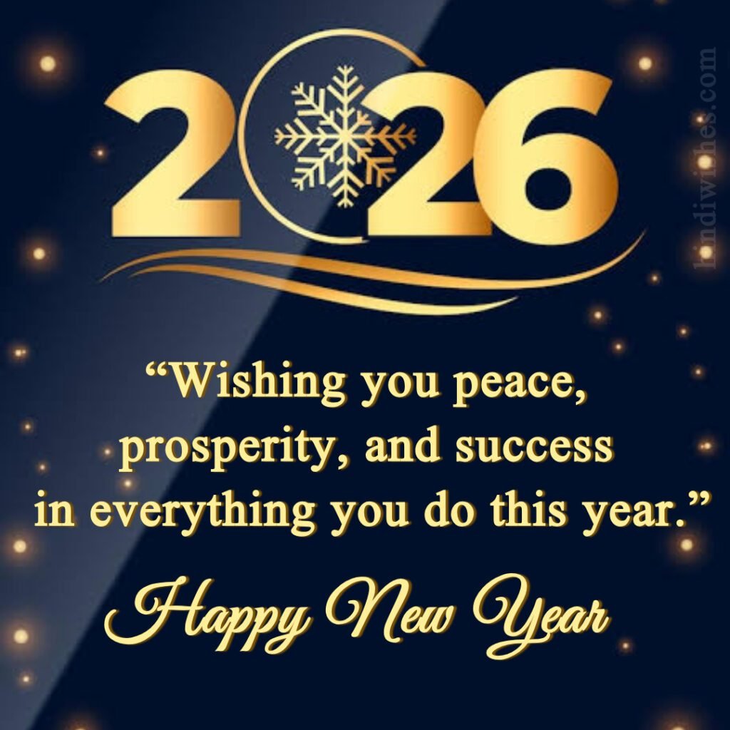 Happy New Year 2026 Nature Theme Image