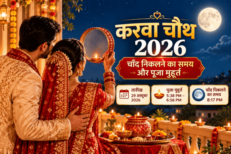 Karwa Chauth Moonrise time